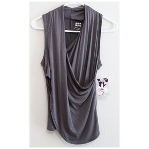 NWT JoyLab Draped wrap workout top
